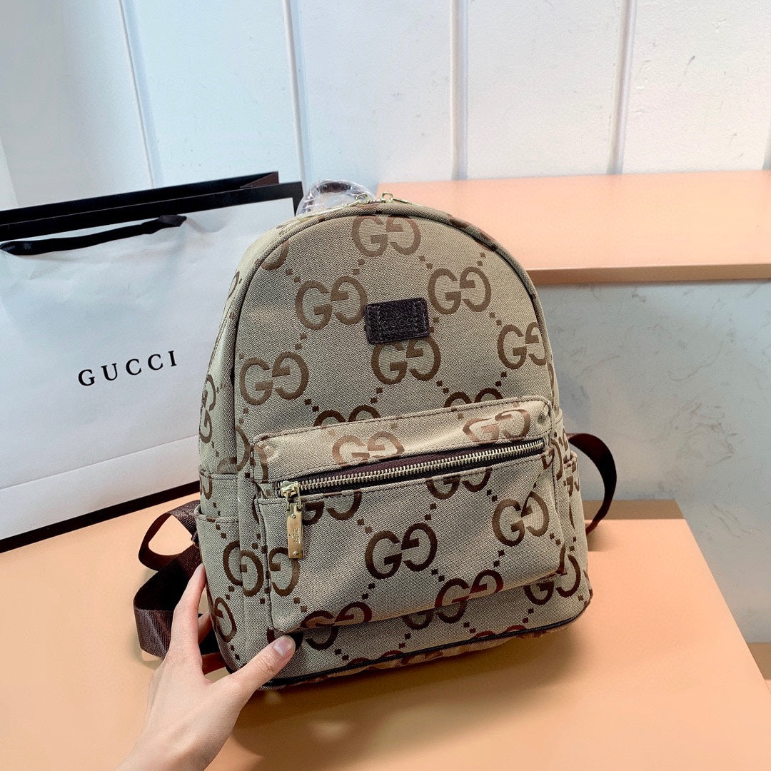 Set Mochila + Bolso Y Monedero Gucci