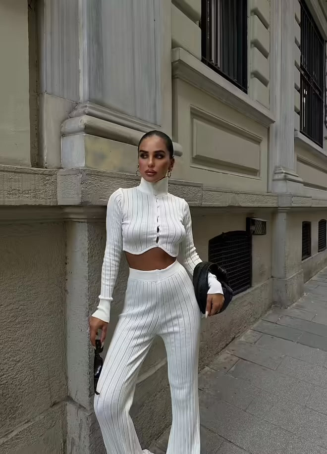 Conjunto de Top y Pantalón Punto