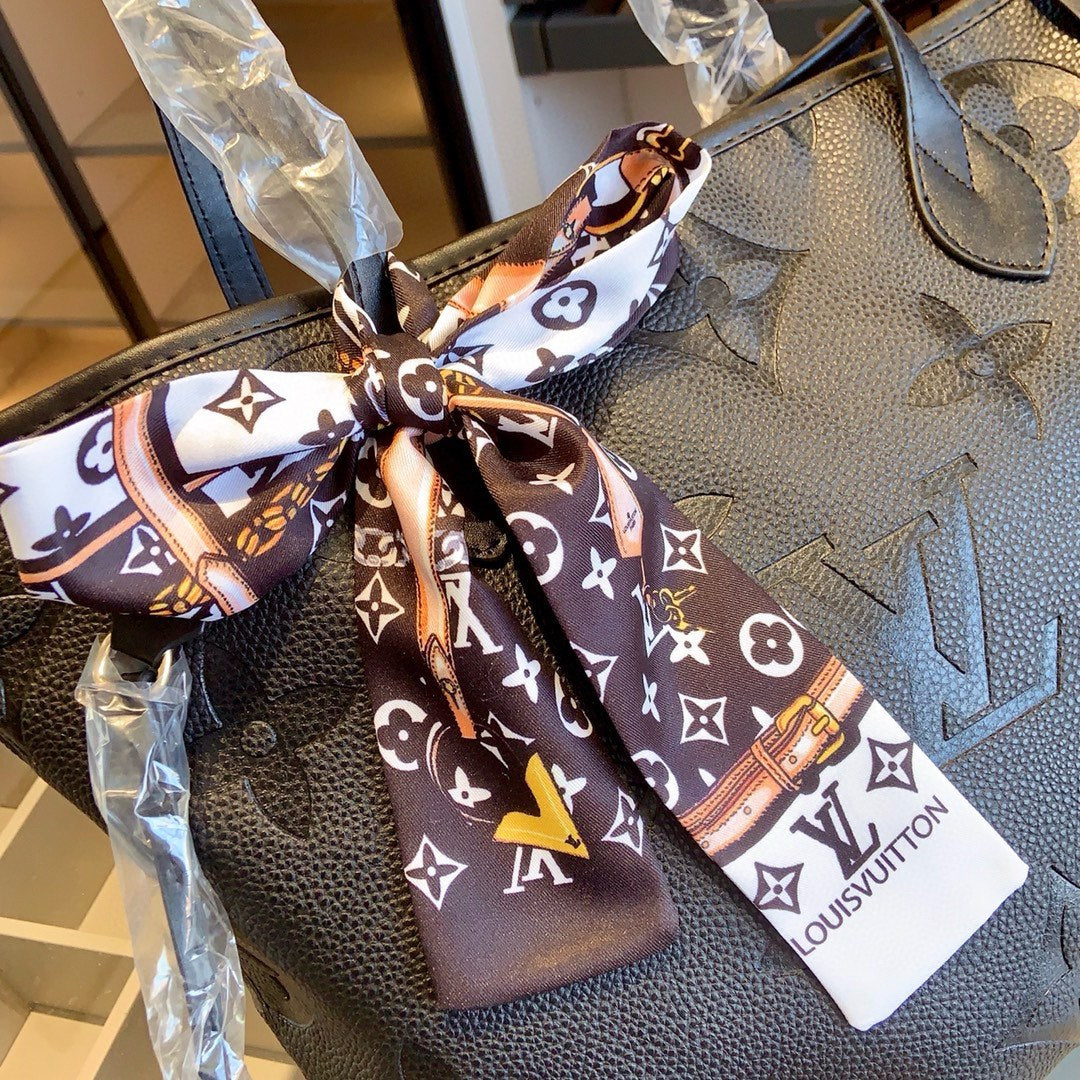 LV Bag + Purse &amp; Scarf Set