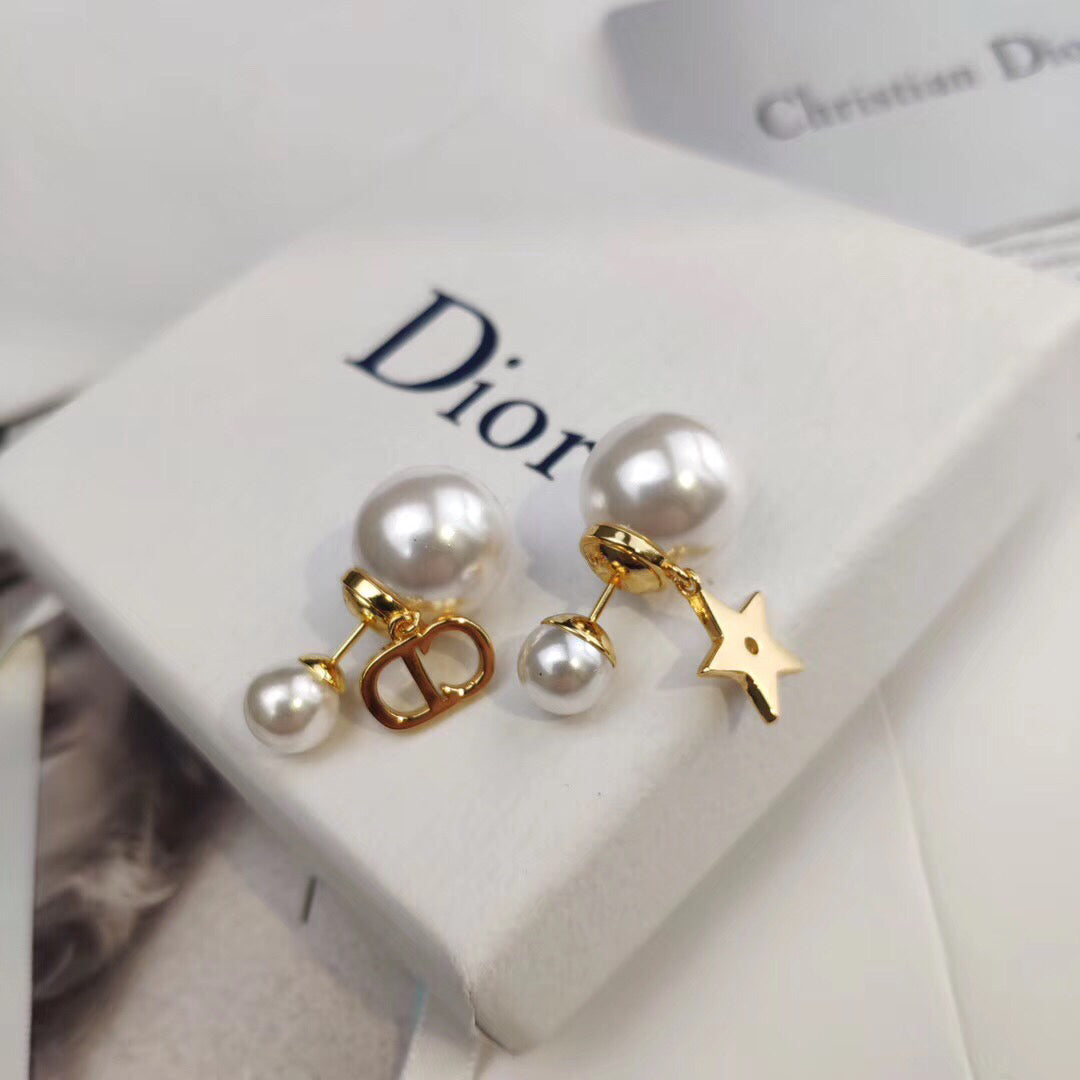 Pendientes de perla Dior