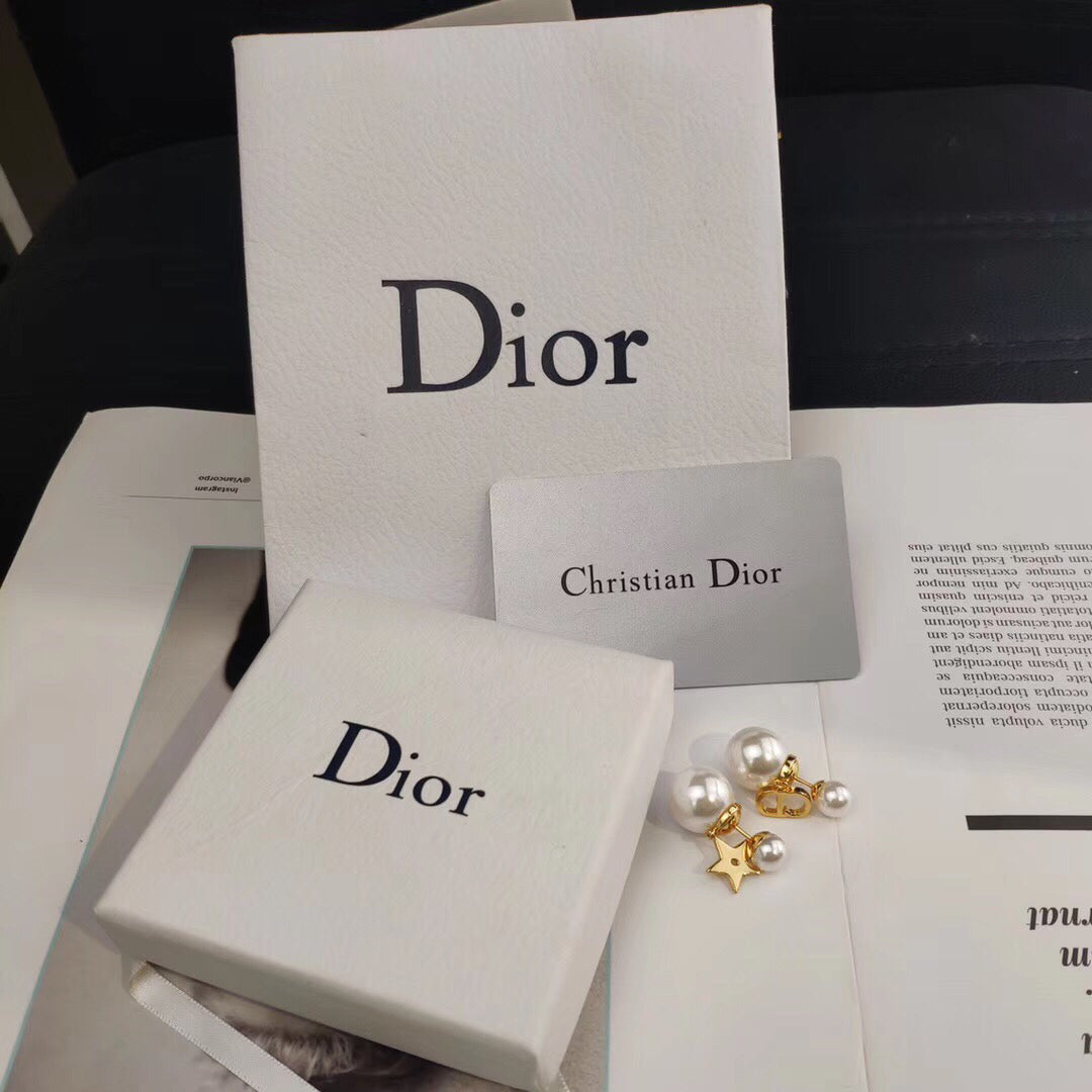 Dior pearl earrings