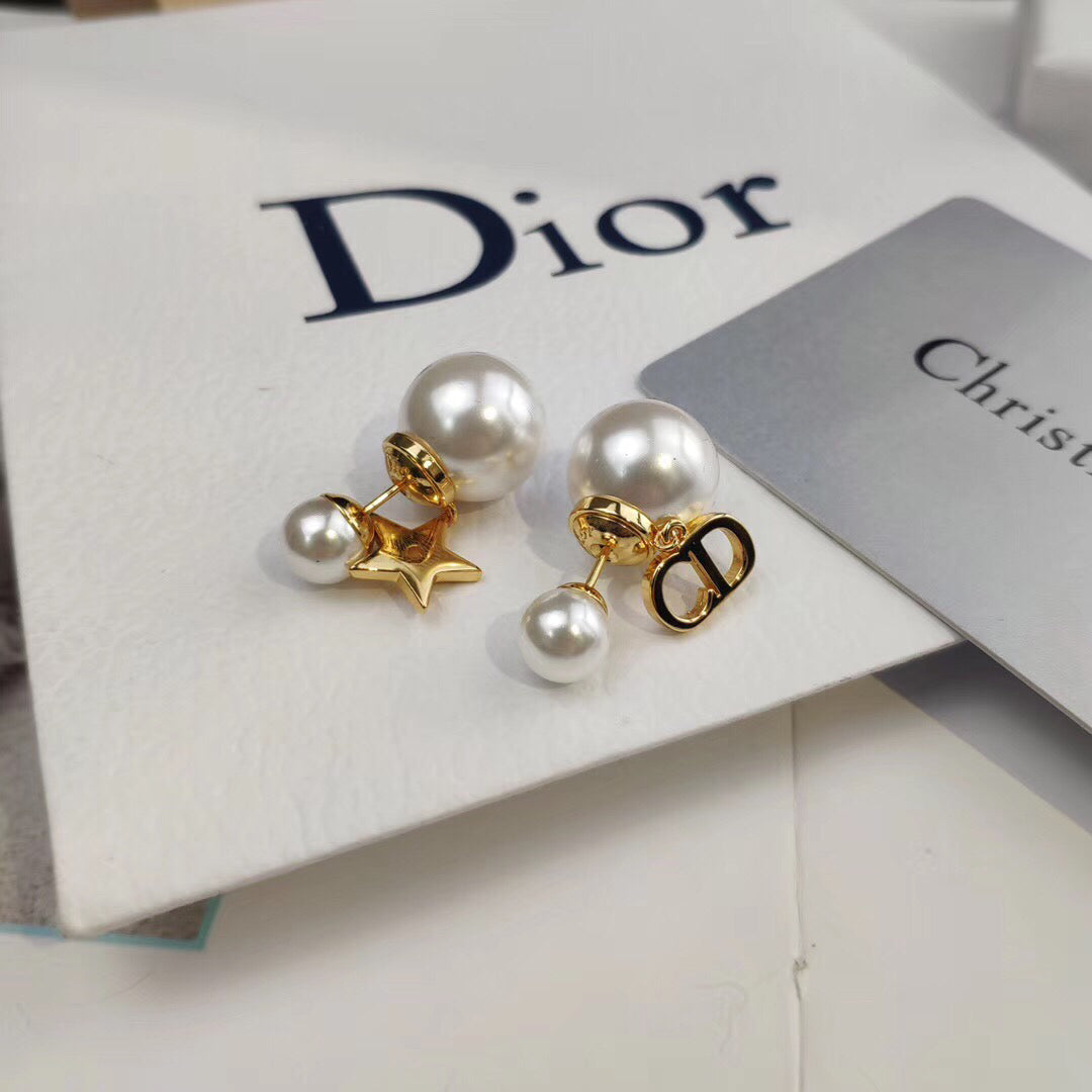 Pendientes de perla Dior