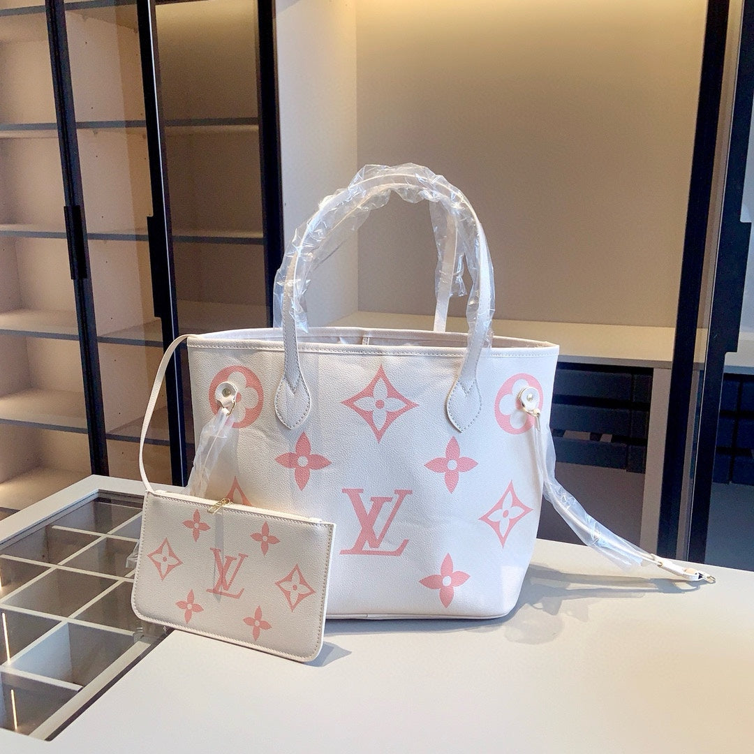 LV Bag + Purse &amp; Scarf Set