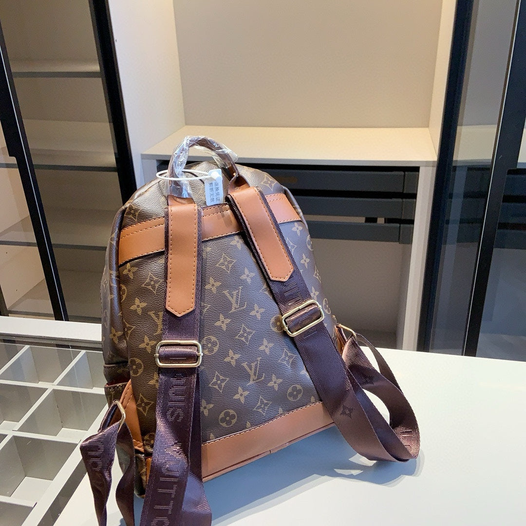 LV Backpack + Purse &amp; Scarf Set