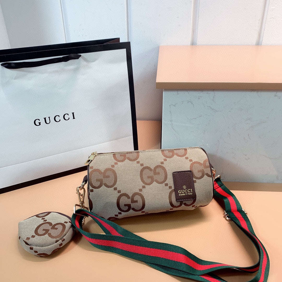 Set Mochila + Bolso Y Monedero Gucci