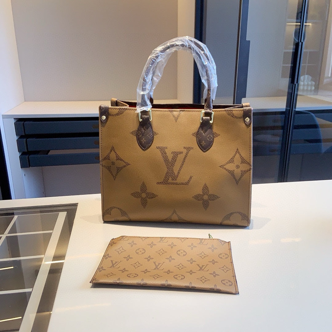 LV Bag + Purse &amp; Scarf Set